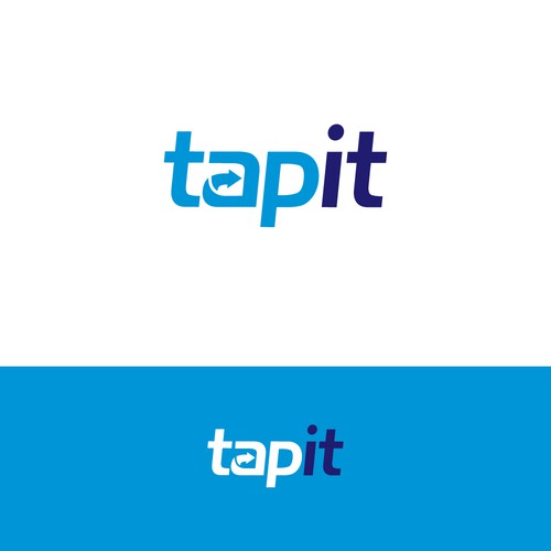 Simple logo for tapit