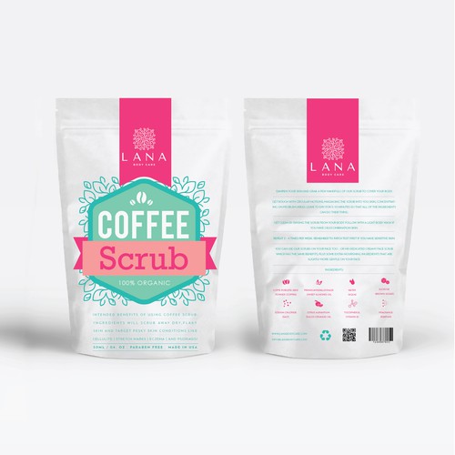 coffee scrub label