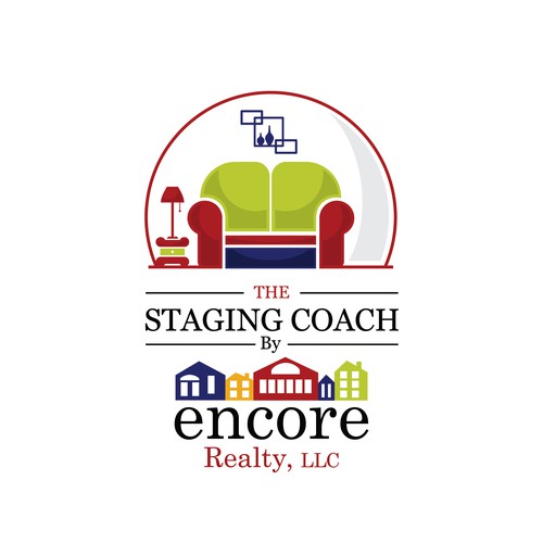 Design a logo for our trailer for staging furnishings for our real estate company