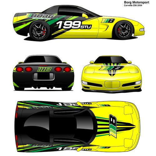 Livery Design For Borg Motorsport