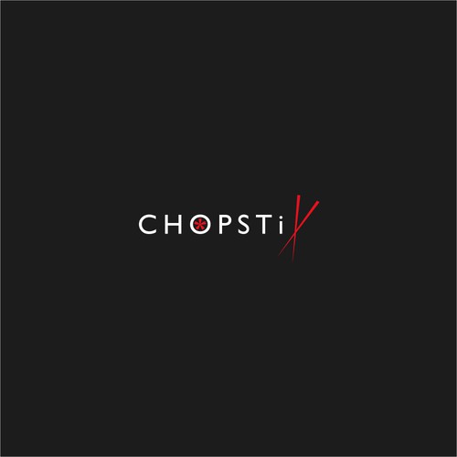 Create Modern Sake (wine) label called Chopstix