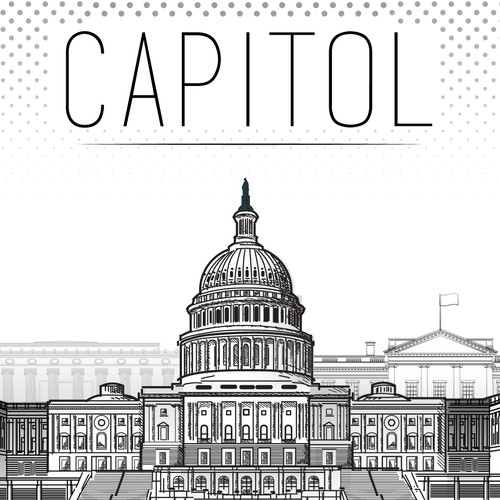 Illustration of Washington DC Landmarks