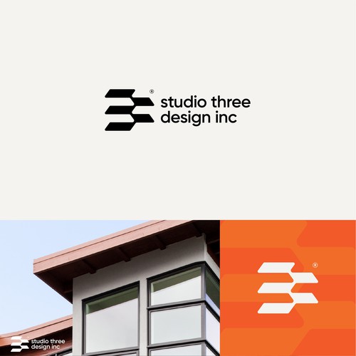 Studio Three Logo Design