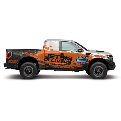 ford raptor wrap for jetski delivery.com