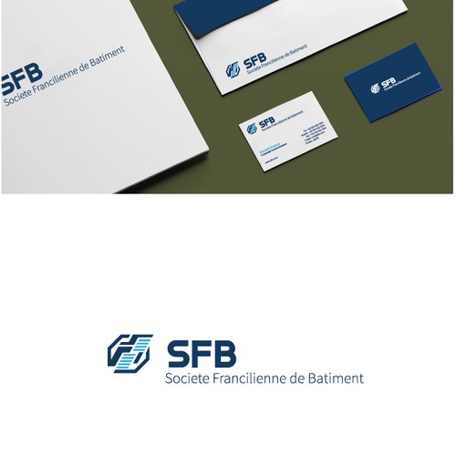 CREATION LOGO SOCIETE DE BATIMENT (SFB) + PACK IDENTITE