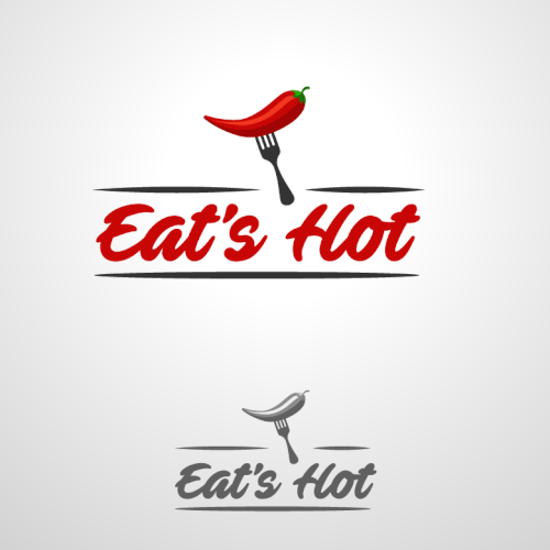 Eat's Hot logo design