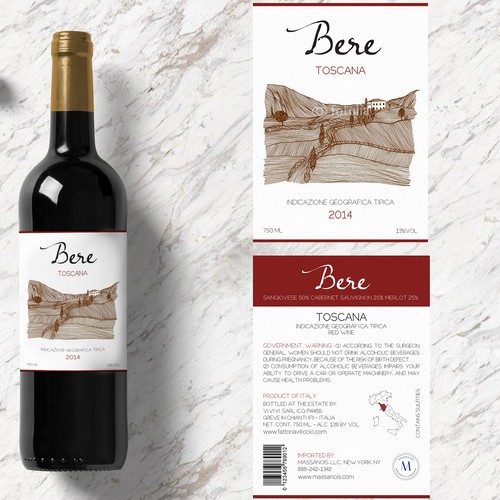 "Bere" Wine Label