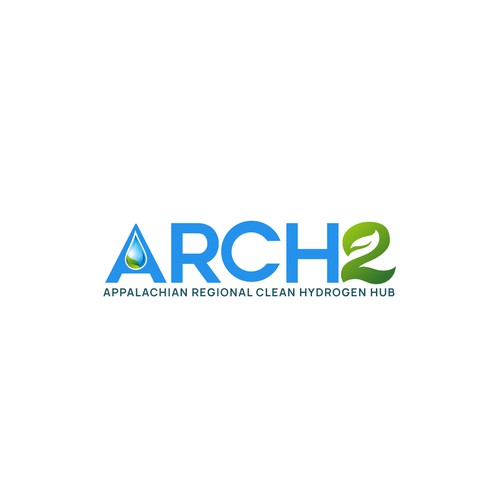 ARCH2 clean hidrogen hub logo design