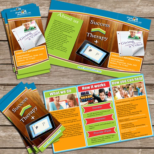 New brochure design wanted for iPads4Autism