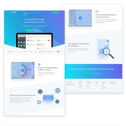 SAAS Landing page