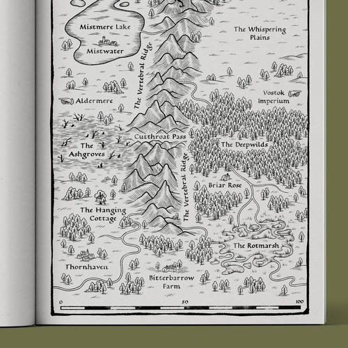 Gloamwood Fantasy Map 