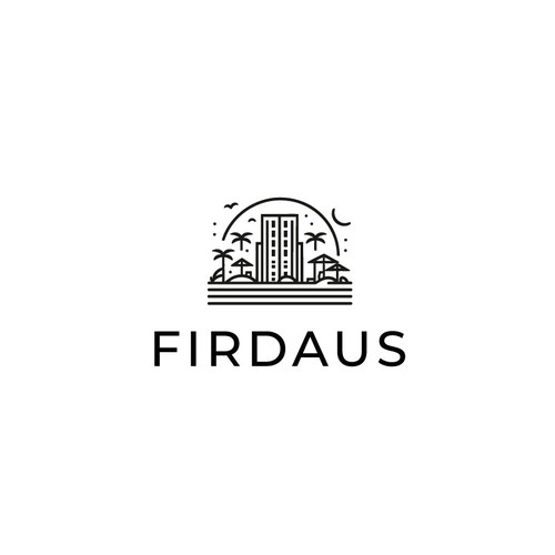 FIRDAUS Hotel & Resort Logo Design