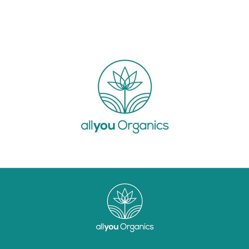Winning design for 'allyou Organics'.