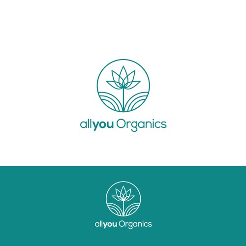 Winning design for 'allyou Organics'.