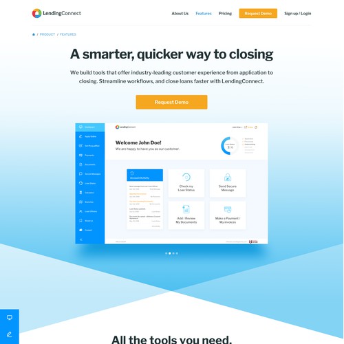 App Features Page