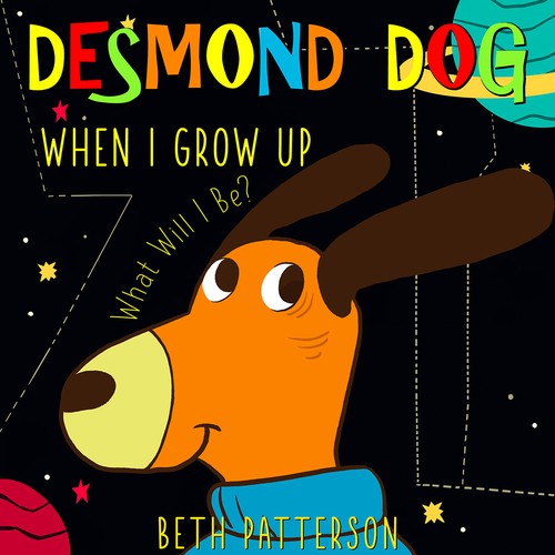 Children's book cover - Desmond dog