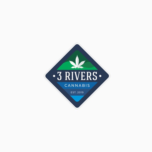 sticker concept for cannabis store