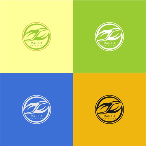 matcha obsessed logo concept
