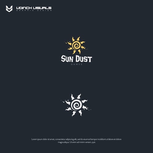 Logo concept for Sun Dust Games