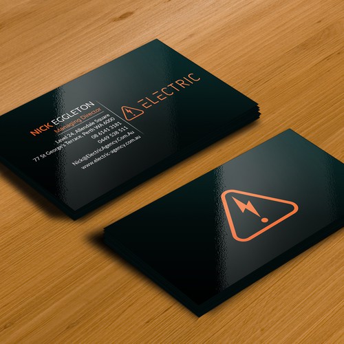 Bold Business card concept