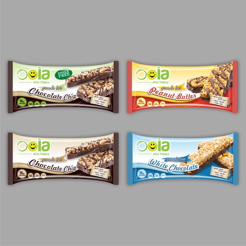 OOLA - PROTEIN BAR WRAPPERS DESIGN