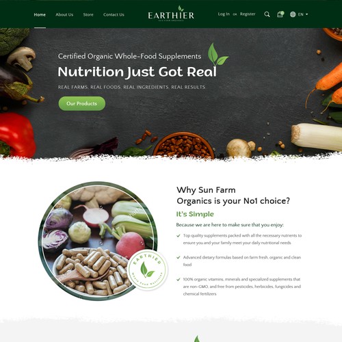 Earthier Web Design