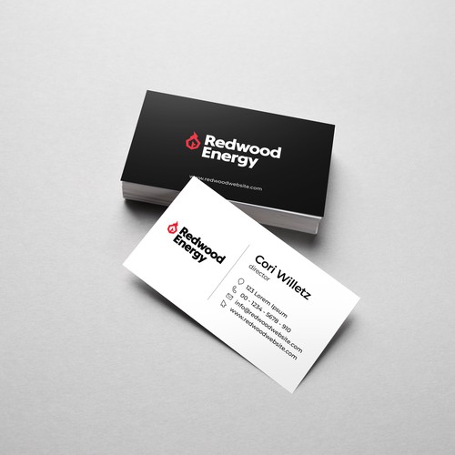 Redwood Energy business card