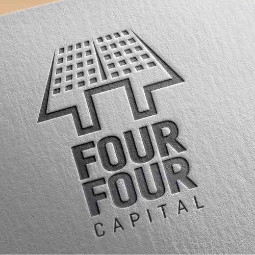 Four Four Capital Logo Design Concept