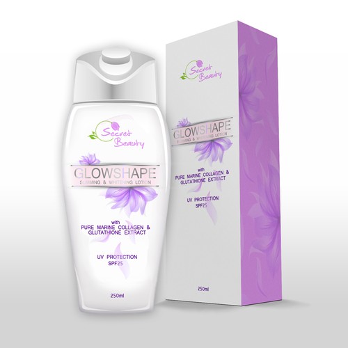 Glowshape lotion concept