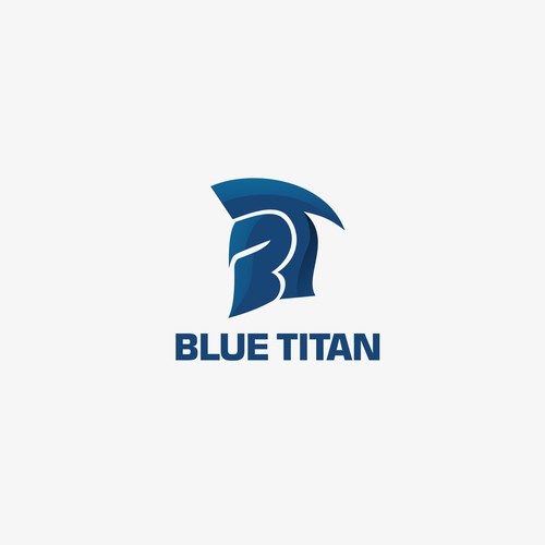 Bold logo design for Blue Titan