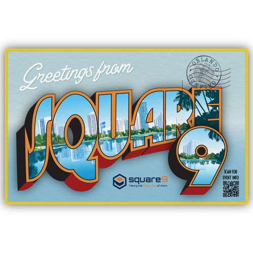 Poster design retro 