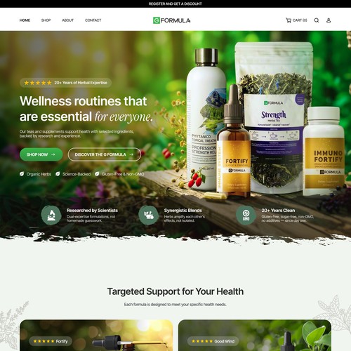 ENGAGING web redesign for maximum sales