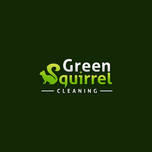 Green Squirrel Cleaning