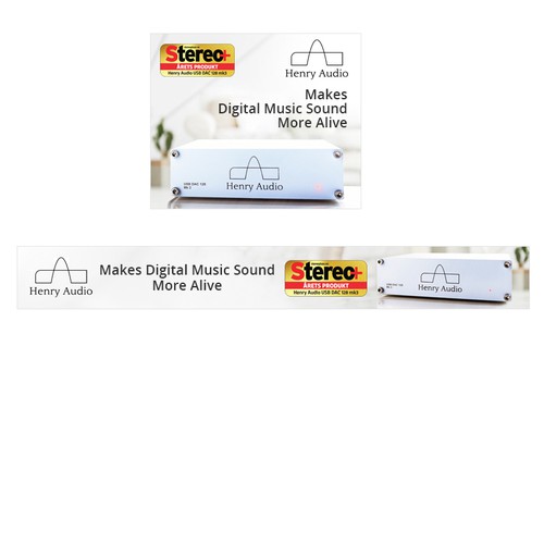 Banner design for Henry Audio