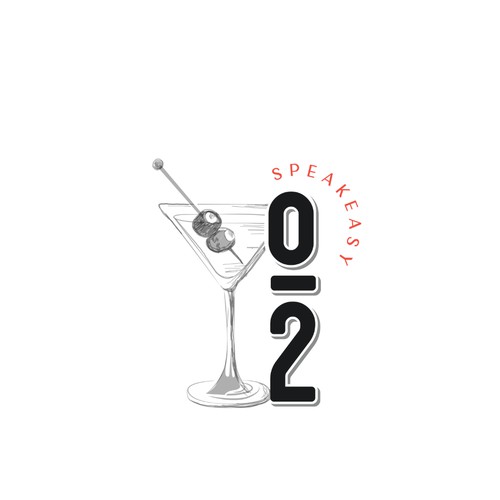 Vintage and modern combo in a bar logo