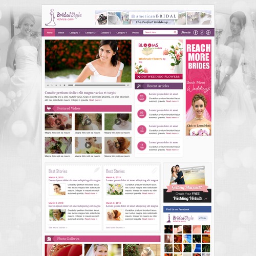 Help Bridal Style with a new website design