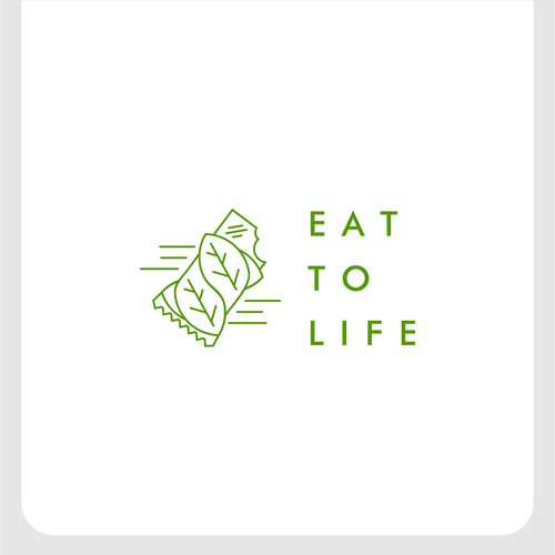 Concept logo for eat to life