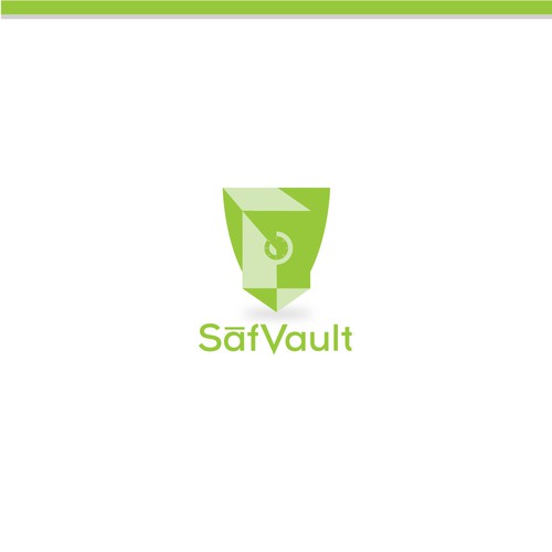 Logo concept for safe Vault