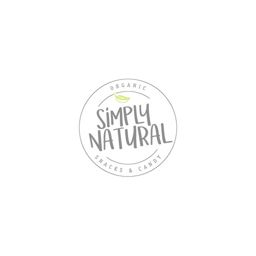 Logo design for an Organic Snack & Candy Brand