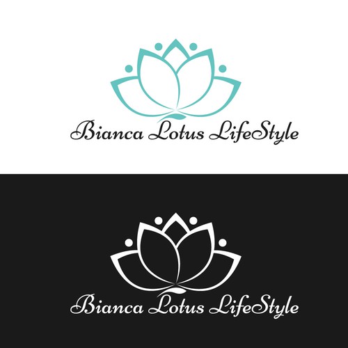 Logo for a lotus yoga education