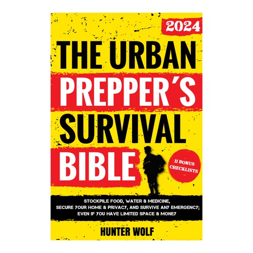 Killer book cover for an Urban Prepper's Survival Guide