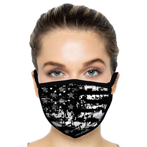 US Flag Face Mask Design 01