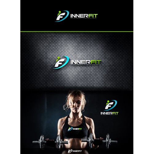 Create a captivating logo for workout addicts