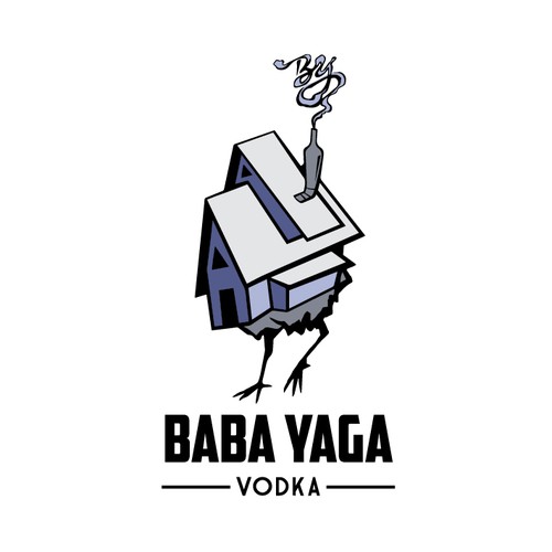 Logo concept for vodka brand