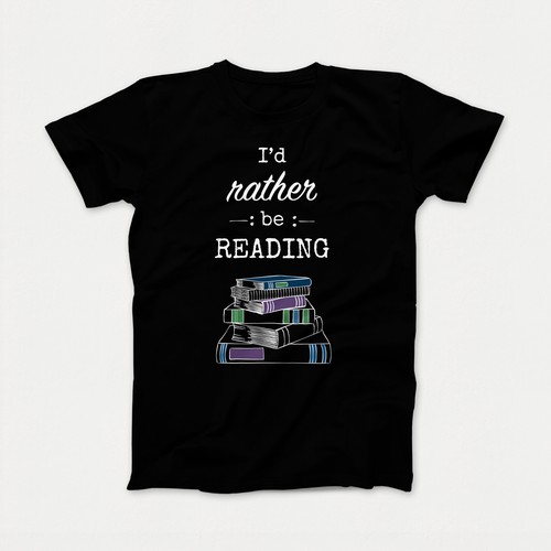 Book lovers t-shirt design 