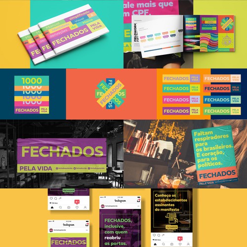 FECHADOS PELA VIDA - Visual ID