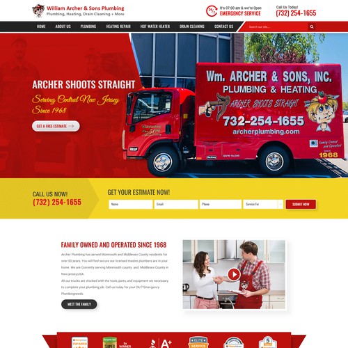 Plumbing Company Awesome Website