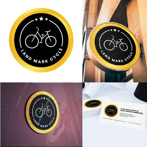 Land Mark Cycle Logo