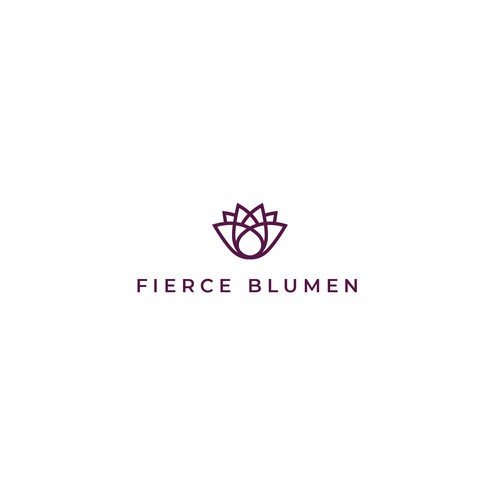 Fierce Blumen Logo Design (Simple Edition) – V2