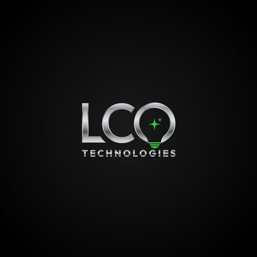 Minimalist Combination Logo Concept for LCO Technologies